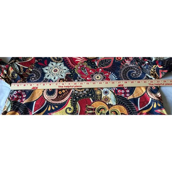 Splensive Woman Long Sleeve Pull Over Tunic Geometric & Flowers BoHo Size 3XL - Picture 4 of 9